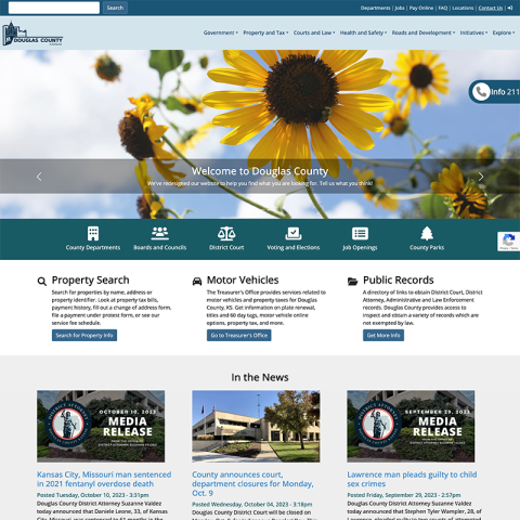douglas county website homepage
