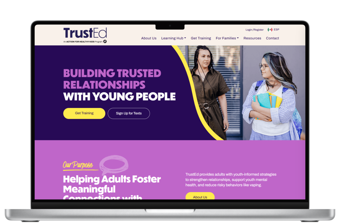 TrustEd website screenshot